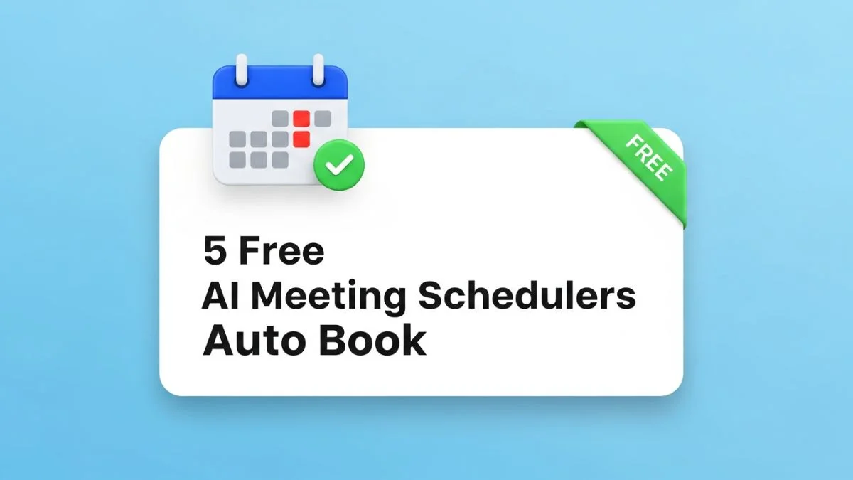 5 Free AI Meeting Schedulers Auto Book