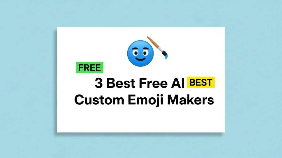 3 Best Free AI Custom Emoji Makers