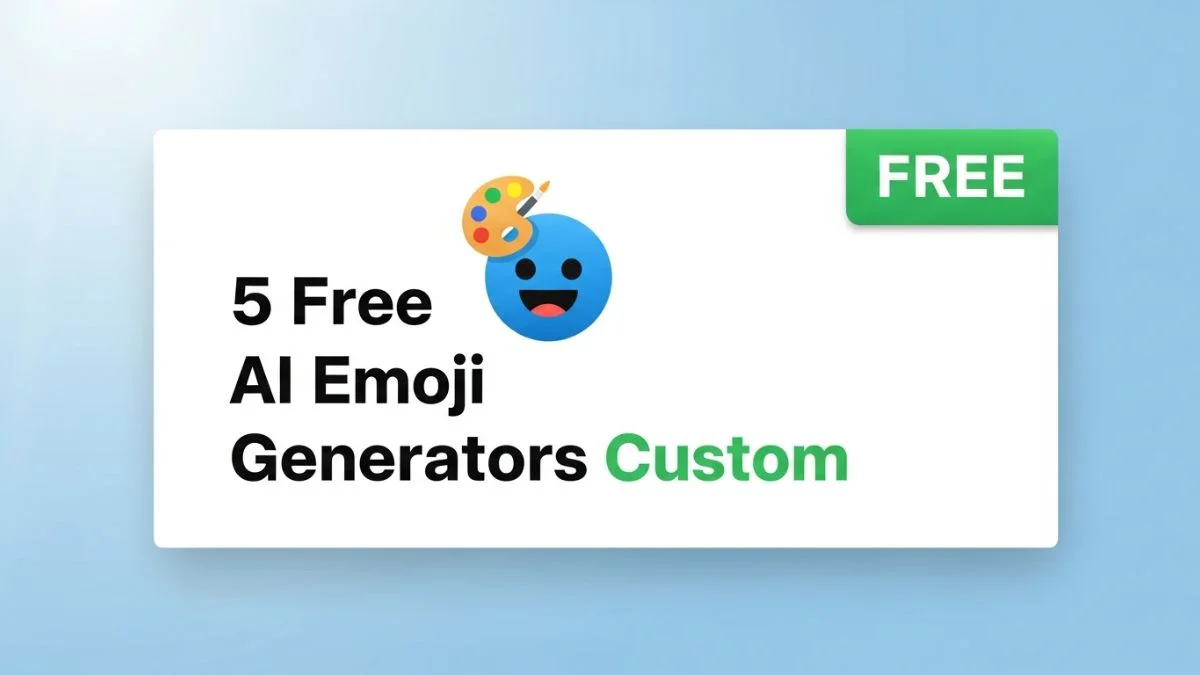 5 Free AI Emoji Generators Custom