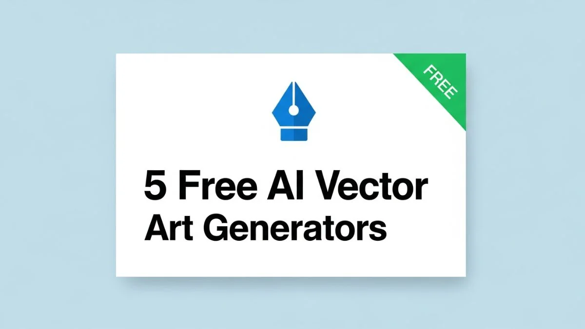 5 Free AI Vector Art Generators