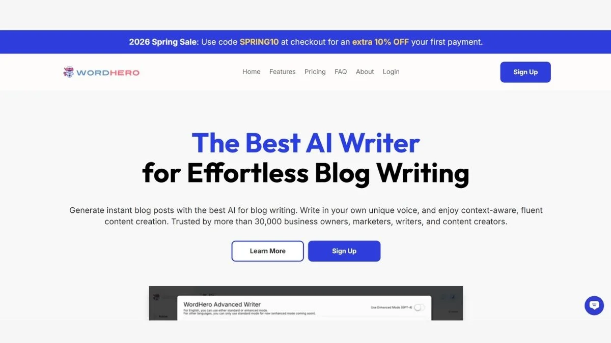 9 Best WordHero Alternatives in 2026 (Free & Paid)