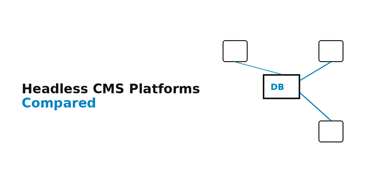 Best Headless CMS Platforms Compared in 2026