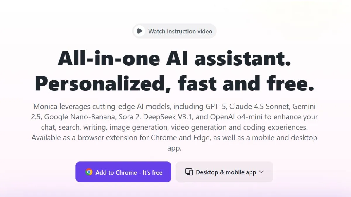 Monica.im: The Ultimate AI Assistant for Everyday Productivity