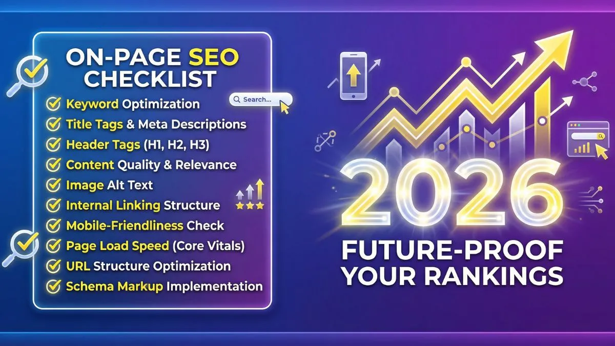 On-Page SEO Checklist for 2026: The Complete Guide