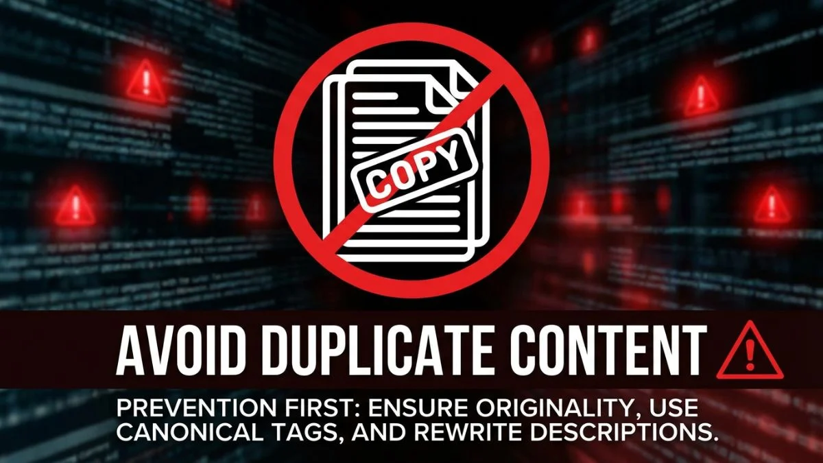 Canonical Tags How to Avoid Duplicate Content Issues