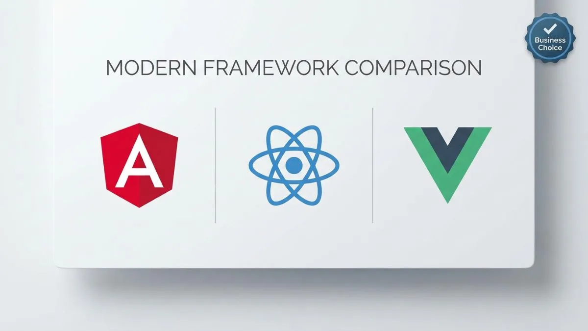 Angular vs React vs Vue: Which Framework Should Businesses Choose?