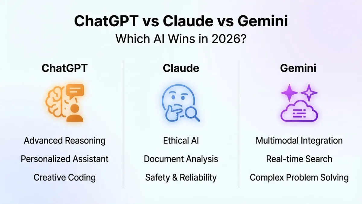 ChatGPT vs Claude vs Gemini: Which AI Wins in 2026?