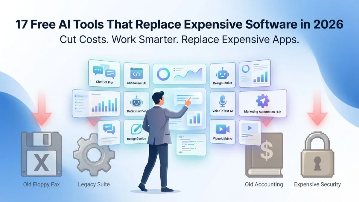 17 Free AI Tools That Replace Expensive Software in 2026