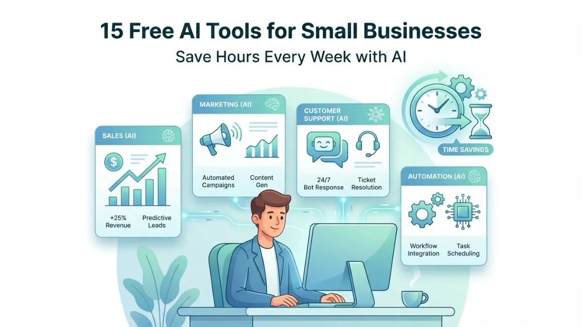 15 Free AI Tools for Small Businesses That Save Hours Every Week