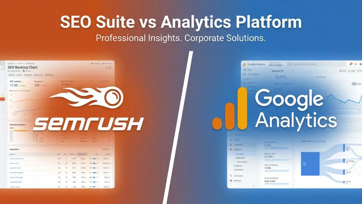 SEMrush vs Google Analytics: SEO Suite vs Analytics Platform