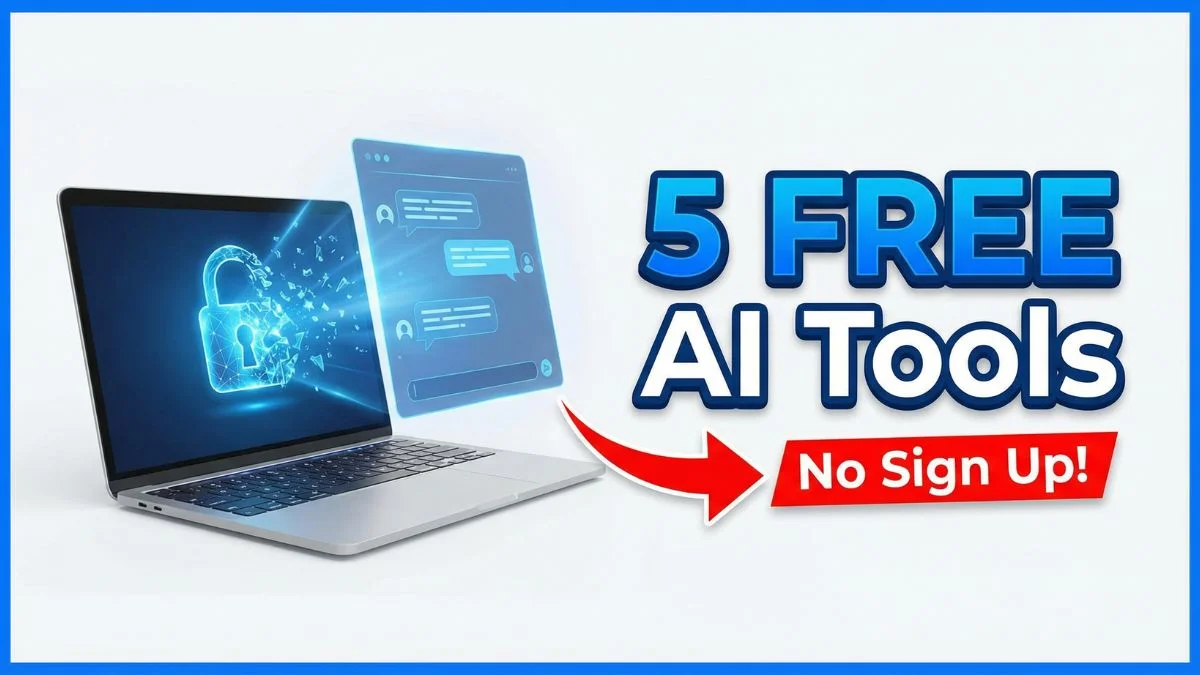 5 Free AI Chat Tools — No Sign Up Required (2026 Guide)