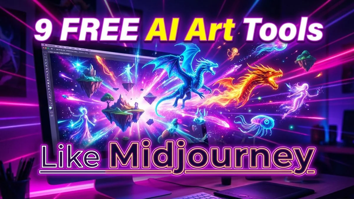 9 Free AI Art Generators Like Midjourney That Rival Its Quality in 2026