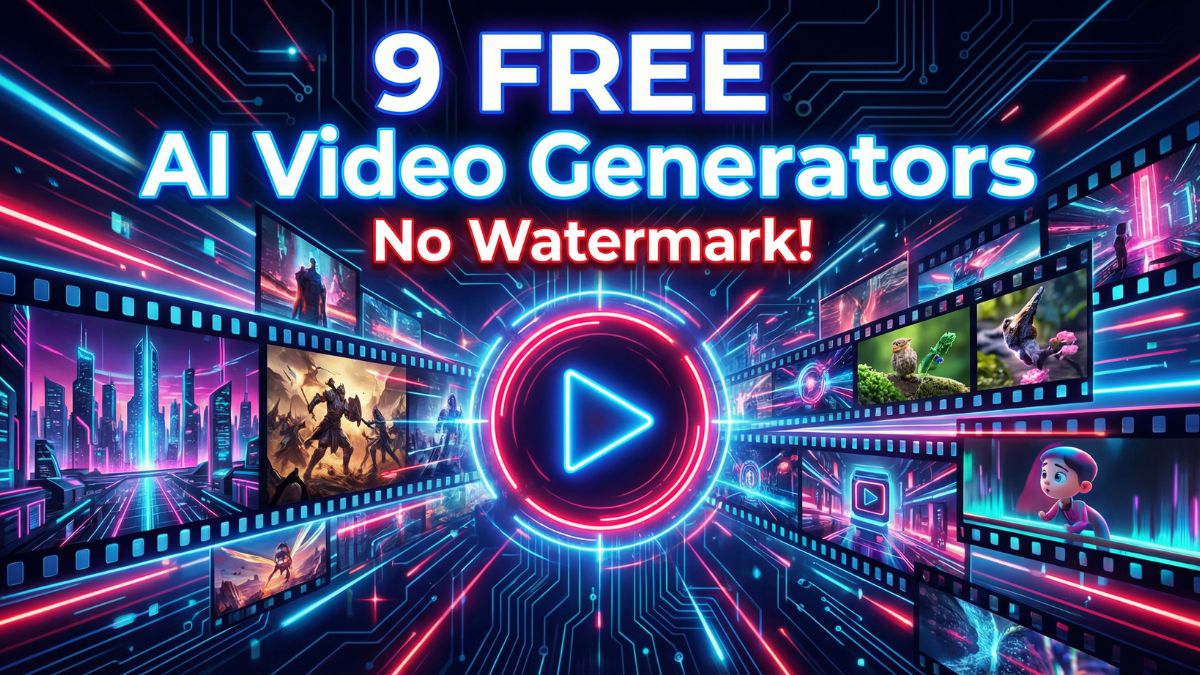 9 Best Free AI Video Generators (No Watermark) in 2026