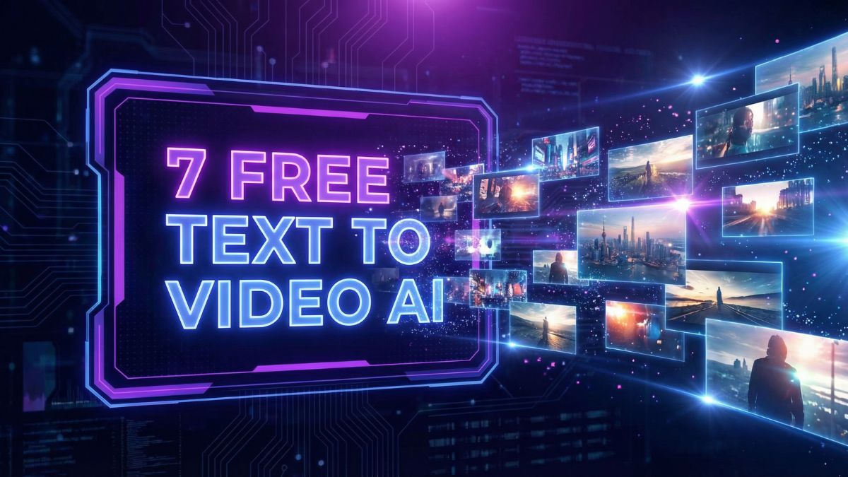 7 Free AI Text to Video Tools That Actually Work in 2026