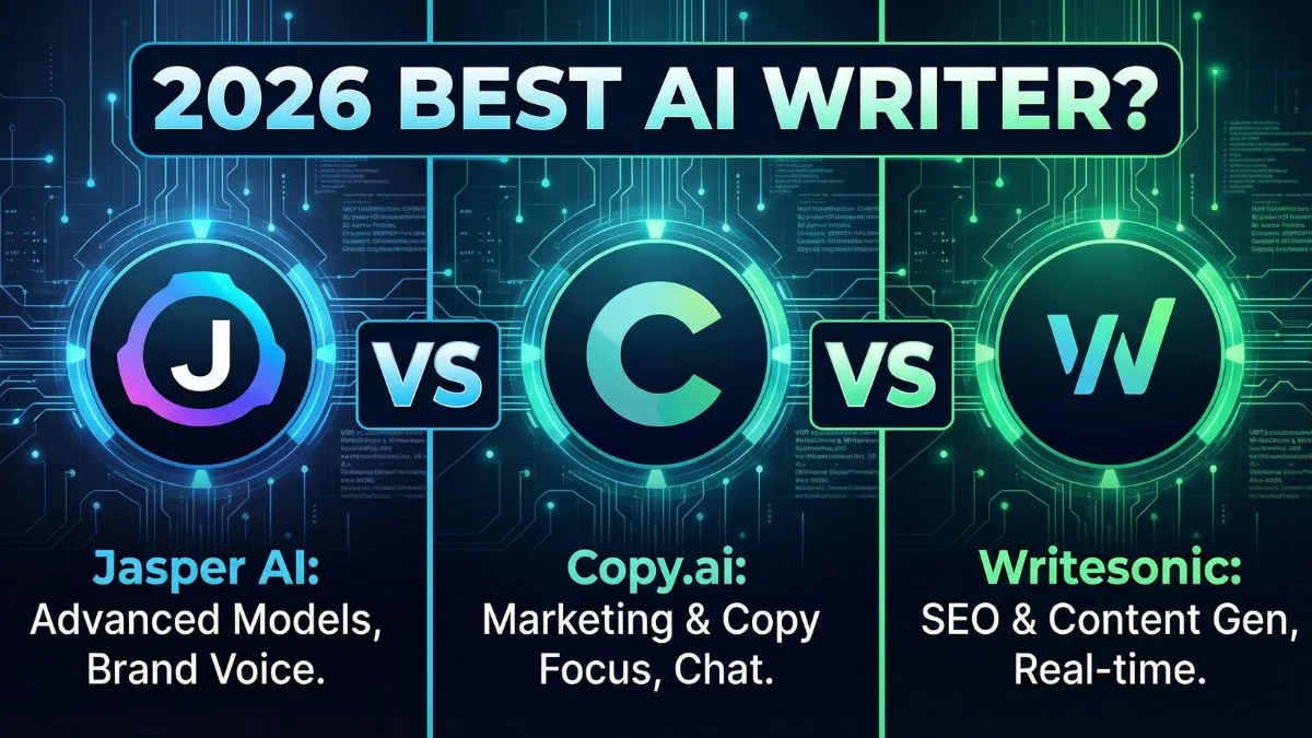 Jasper AI vs Copy.ai vs Writesonic: Best AI Copywriter in 2026?