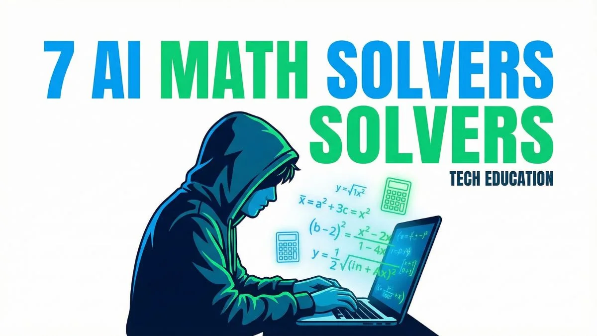 7 Free AI Math Solvers Step by Step — Solve Any Problem Instantly in 2026