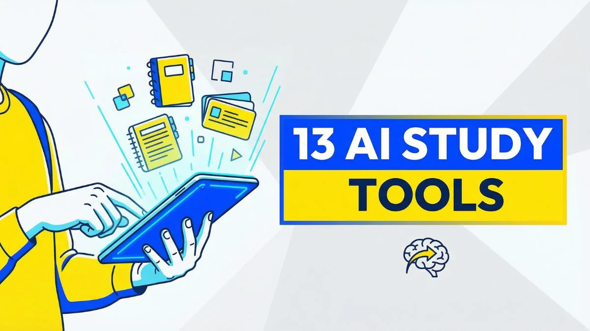 13 Free AI Study Tools for Notes & Flashcards (2026) — The Ultimate Student Guide