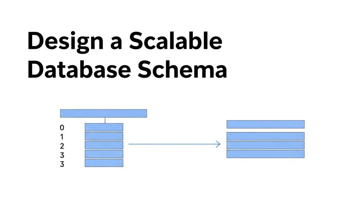 How to Design a Scalable Database Schema