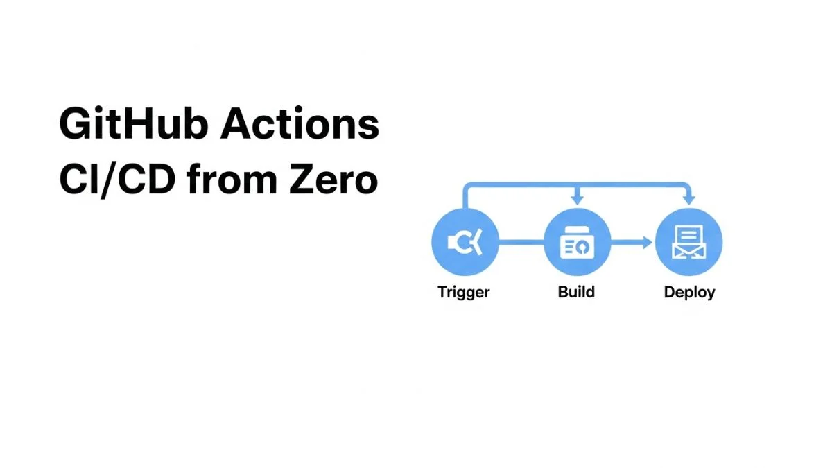 How to Set Up GitHub Actions CI/CD from Zero