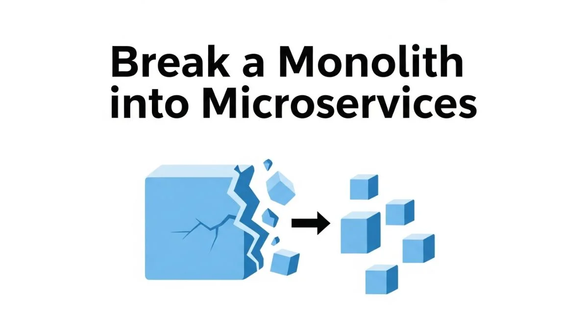 How to Break a Monolith into Microservices