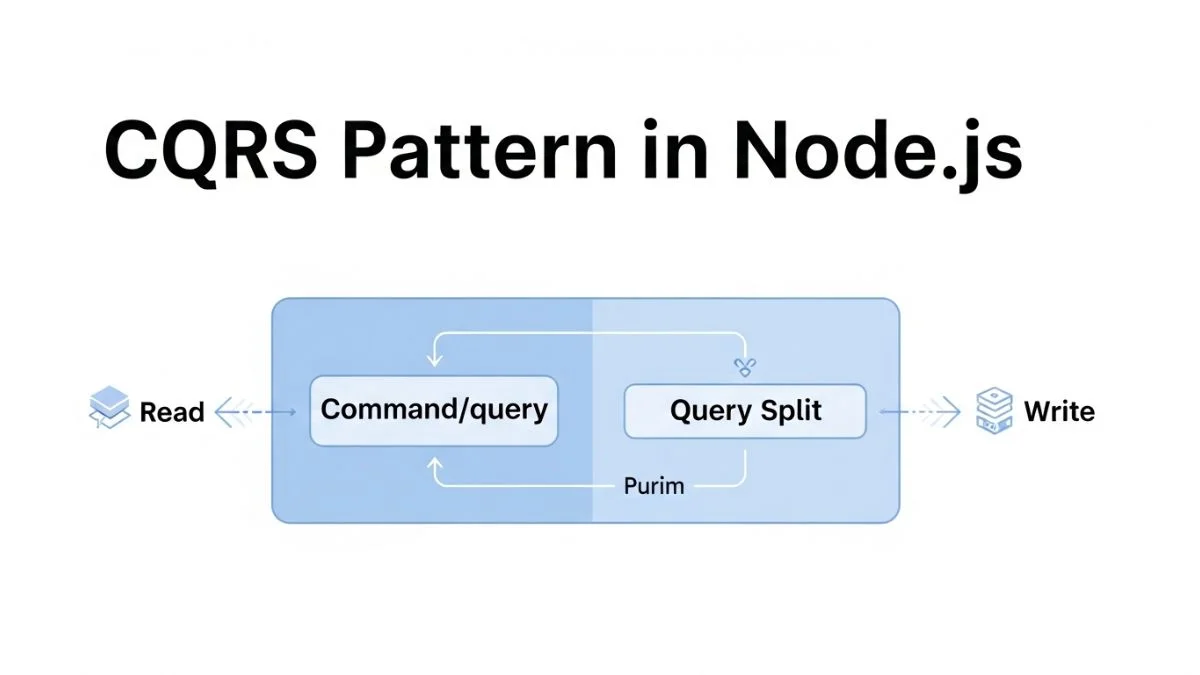How to Implement CQRS Pattern in Node.js