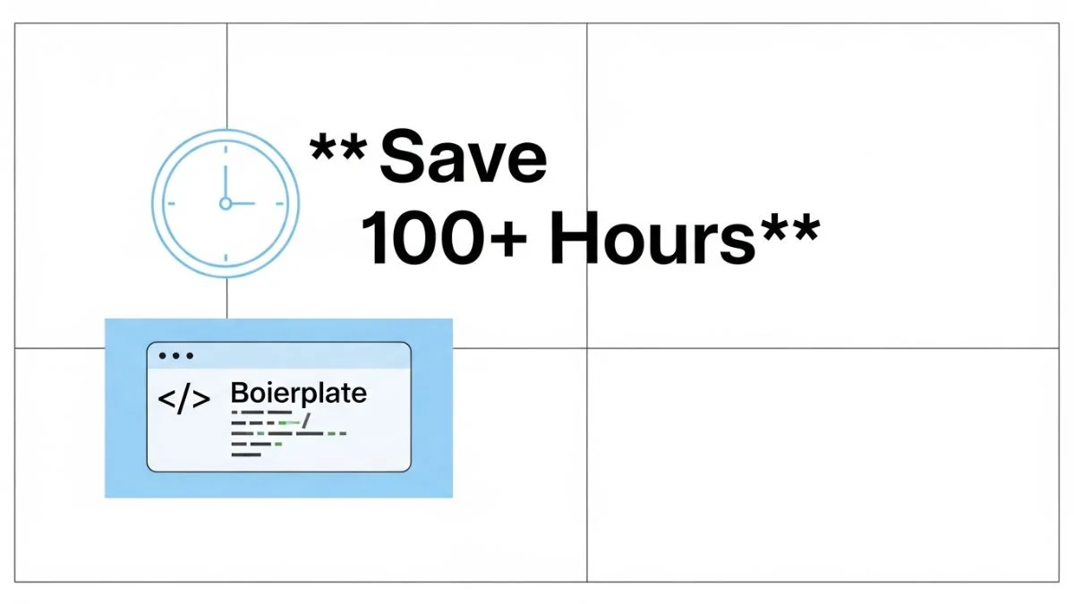 Top Boilerplate Code for SaaS Apps: Save 100+ Hours