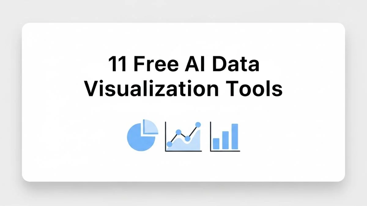 11 Free AI Data Visualization Tools