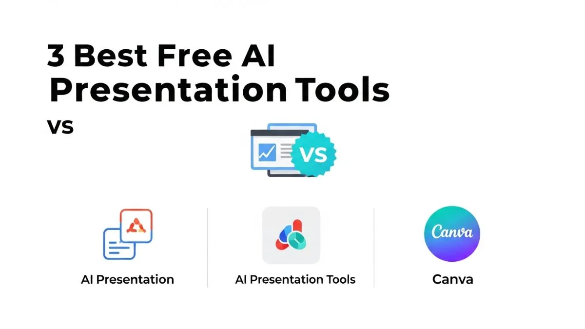 3 Best Free AI Presentation Tools vs Canva