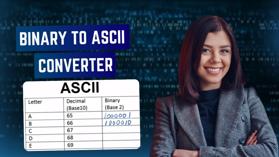 Binary to ascii convert binary code to ascii text