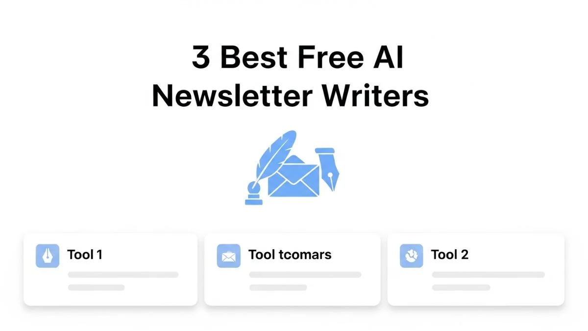 3 Best Free AI Newsletter Writers