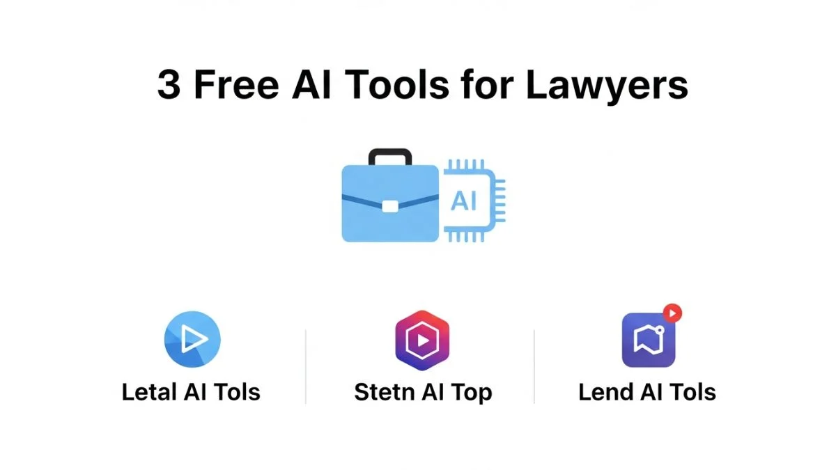 3 Free AI Tools for Lawyers