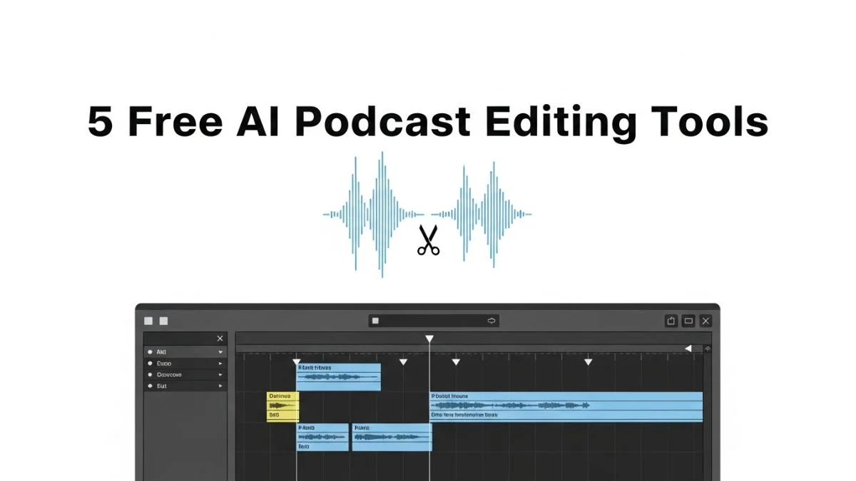 5 Free AI Podcast Editing Tools