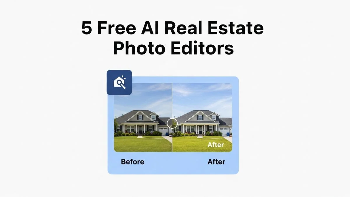 5 Free AI Real Estate Photo Editors