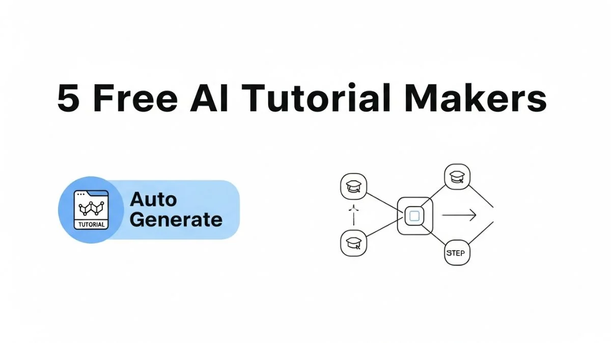 5 Free AI Tutorial Makers Auto Generate