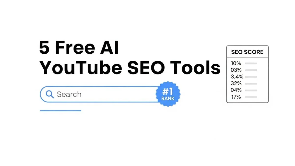 5 Free AI YouTube SEO Tools