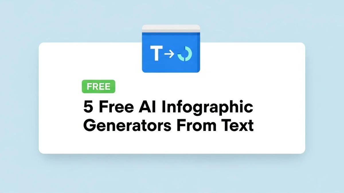 5 Free AI Infographic Generators From Text
